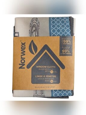 Norwex Blue & Cream Reusable Microfiber Cleaning Cloth
